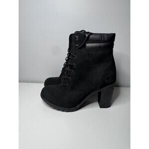 Timberland Women's Tillston High Heel Black A1H1I Size 6.5 Excellent Condition